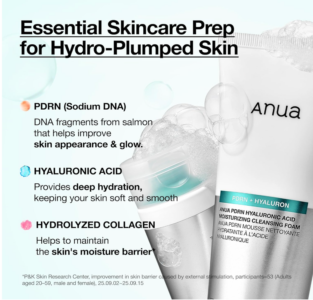 ANUA - PDRN Hyaluronic Acid Moisturising Cleansing Foam 150ml