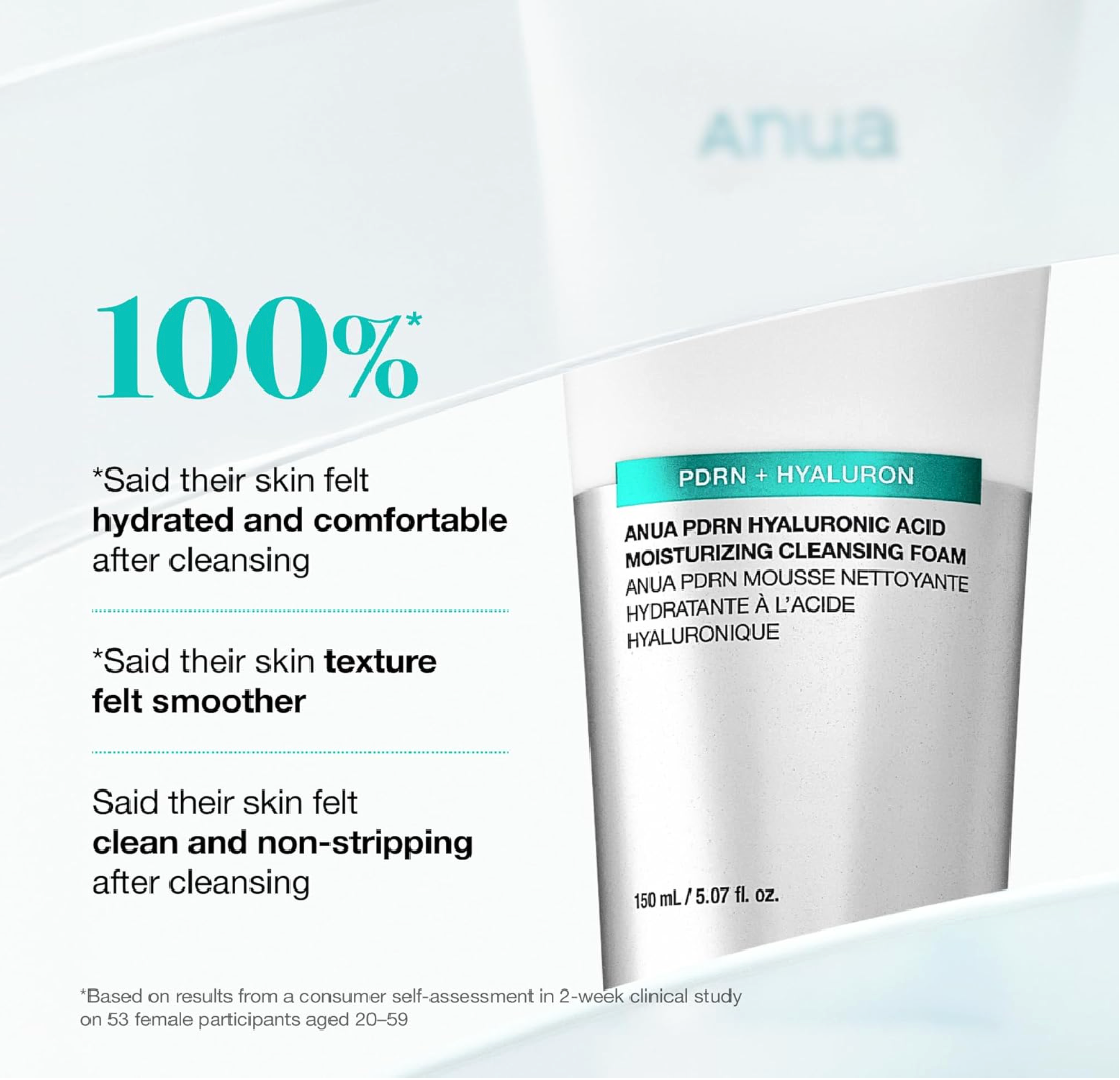 ANUA - PDRN Hyaluronic Acid Moisturising Cleansing Foam 150ml