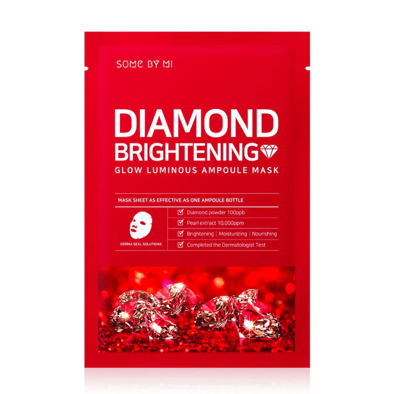 SOME BY MI Diamond Brightening Glow Luminous Ampoule Mask – 25 g (Single)