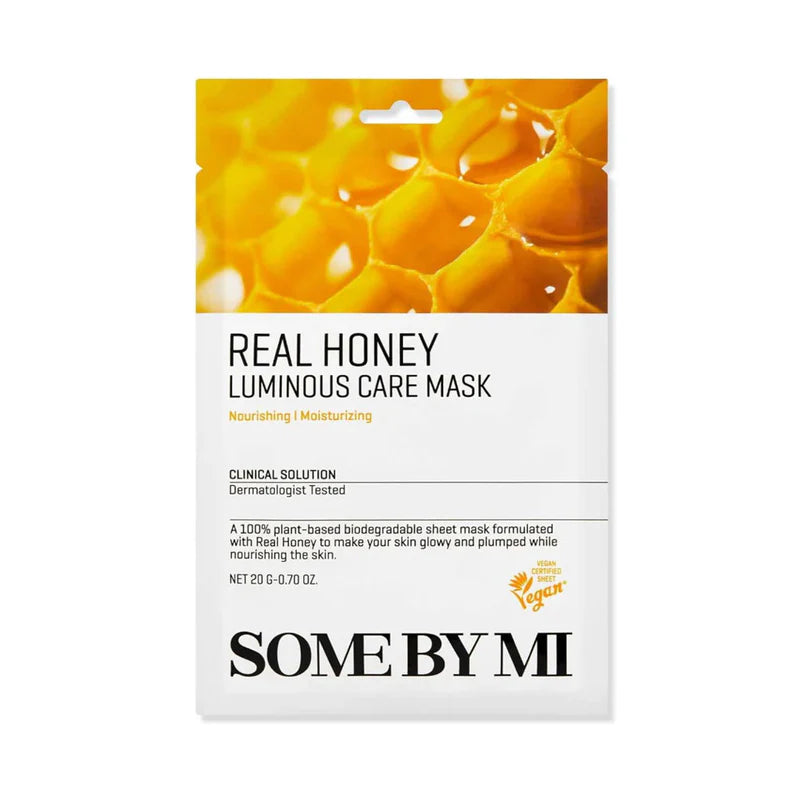 SOME BY MI Real Honey Luminous Care Mask – 27 g (Single)