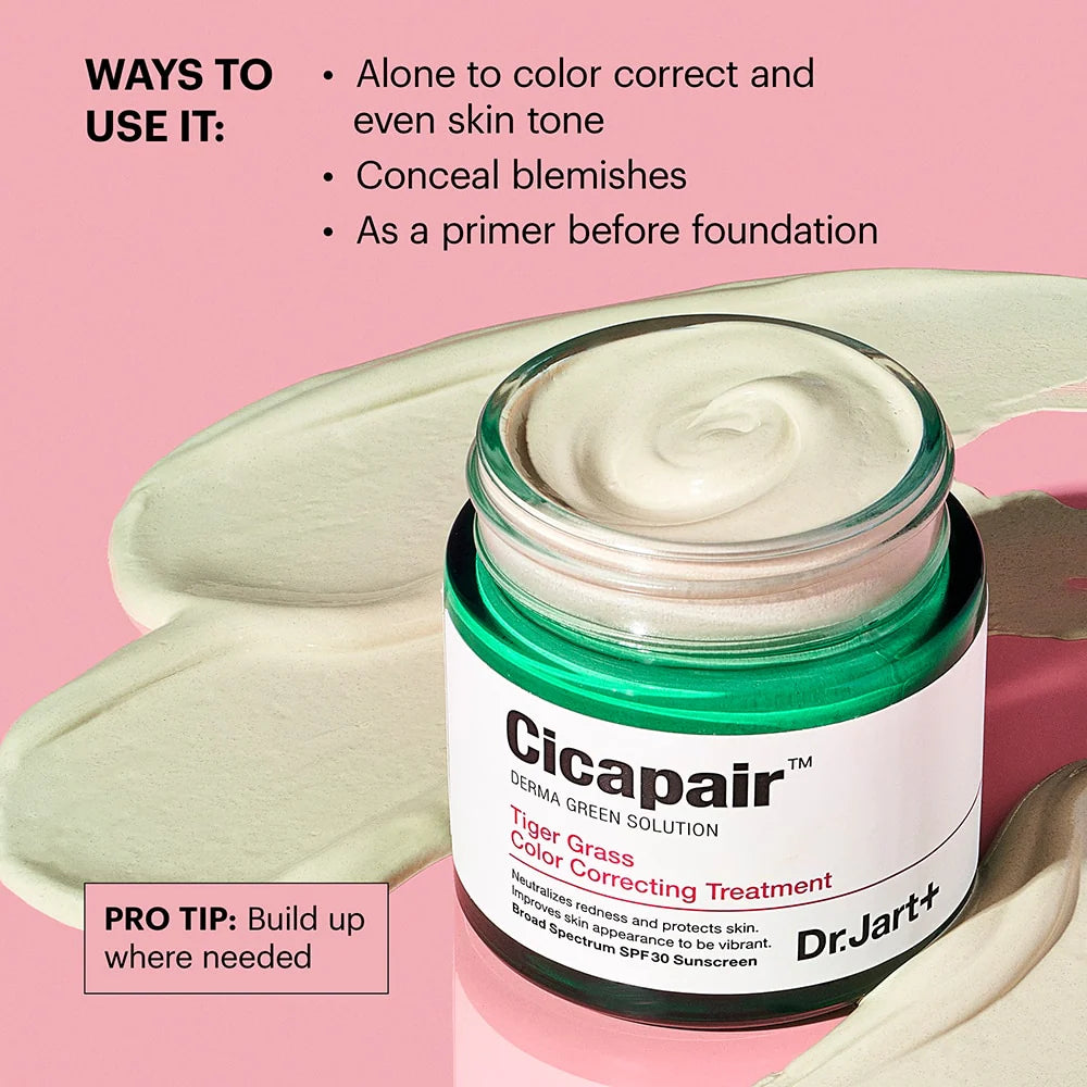 Dr. Jart Cicapair Tiger Grass Colour Correcting Treatment SPF30 50ml