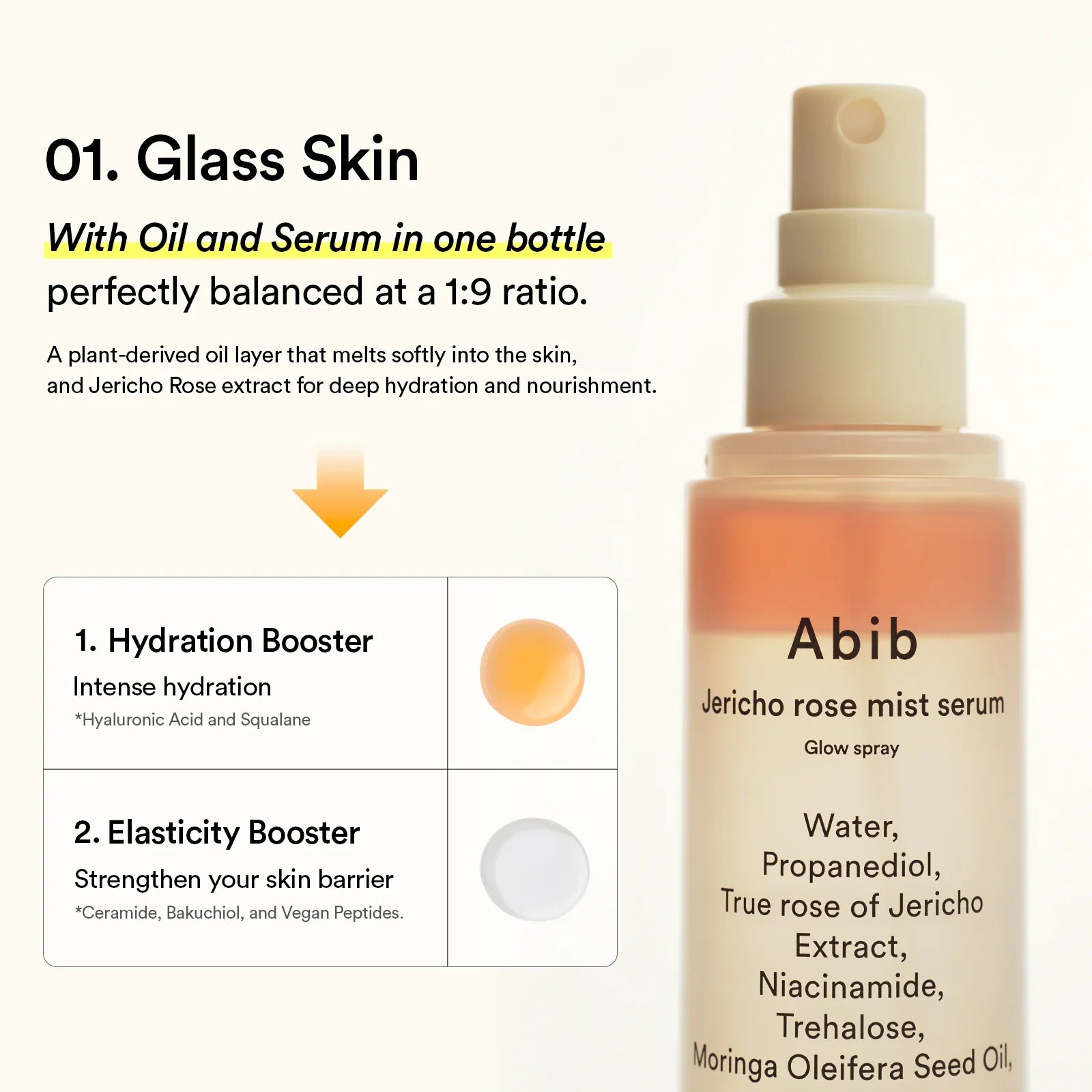 ABIB - JERICHO ROSE MIST SERUM GLOW SPRAY 100ml