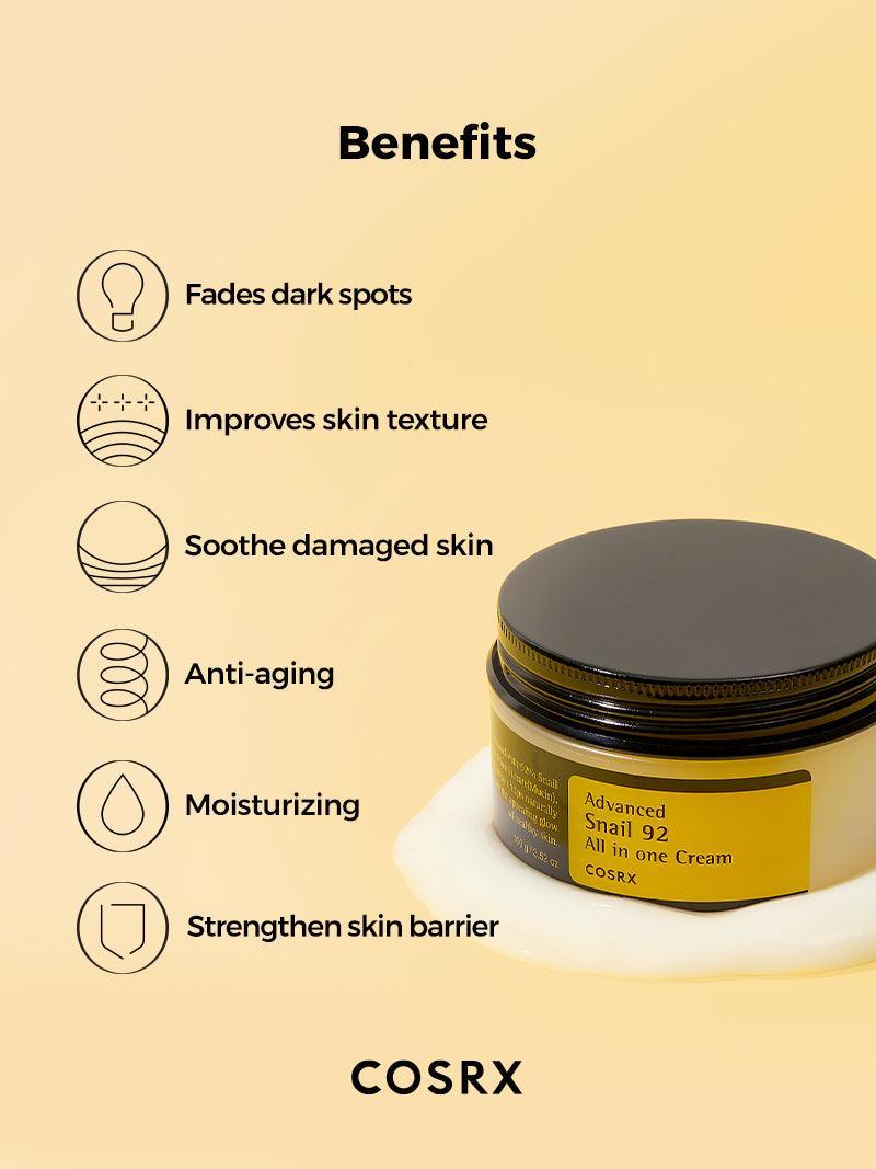 COSRX - Advanced Snail 92 All in one Cream - Jar 100ml