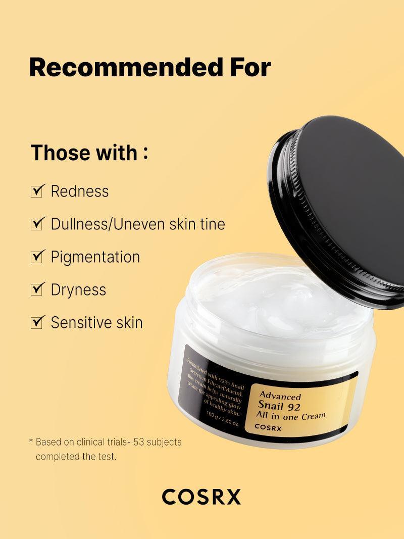 COSRX - Advanced Snail 92 All in one Cream - Jar 100ml