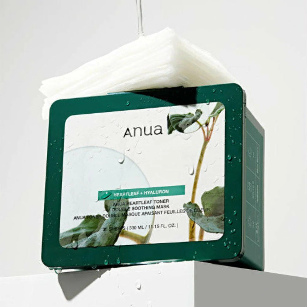 ANUA Heartleaf Toner Double Soothing Mask 330ml / 30pcs