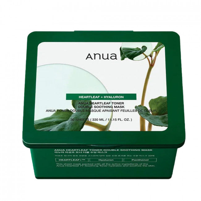 ANUA Heartleaf Toner Double Soothing Mask 330ml / 30pcs