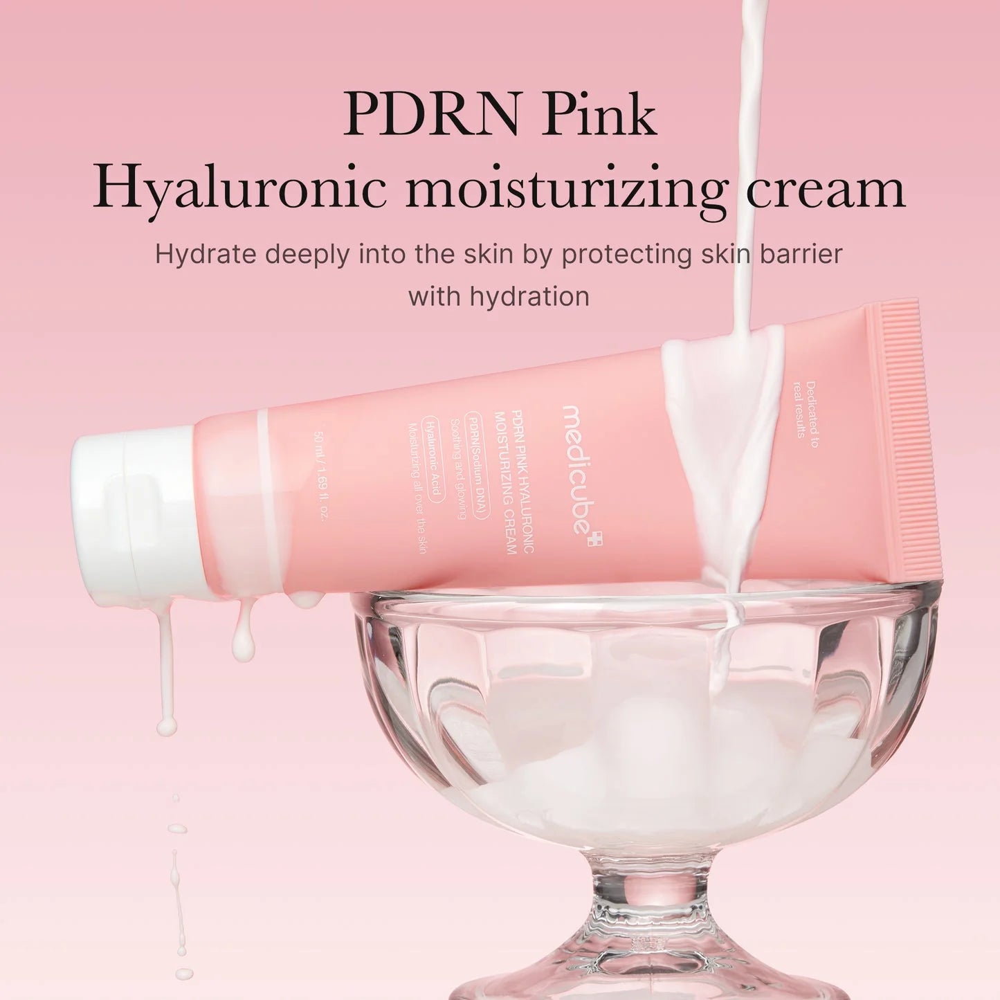 MEDICUBE PDRN Pink Hyaluronic Moisturising Cream – 50 ml
