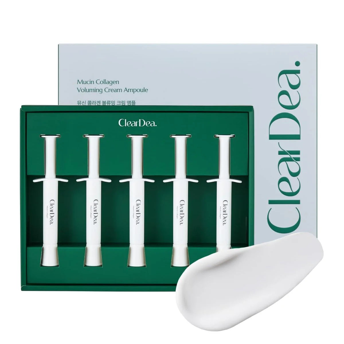ClearDea Mucin Collagen Cream Ampoule for Face – 4 ml x 5 ea