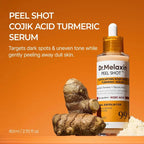 DR MELAXIN - PEEL SHOT EXFOLIATING KOJIC ACID TURMERIC SERUM 80ml