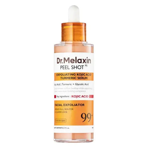 DR MELAXIN - PEEL SHOT EXFOLIATING KOJIC ACID TURMERIC SERUM 80ml
