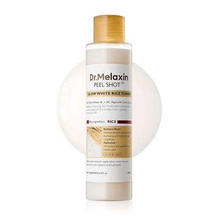 DR MELAXIN - PEEL SHOT GLOW WHITE RICE TONER 200ml