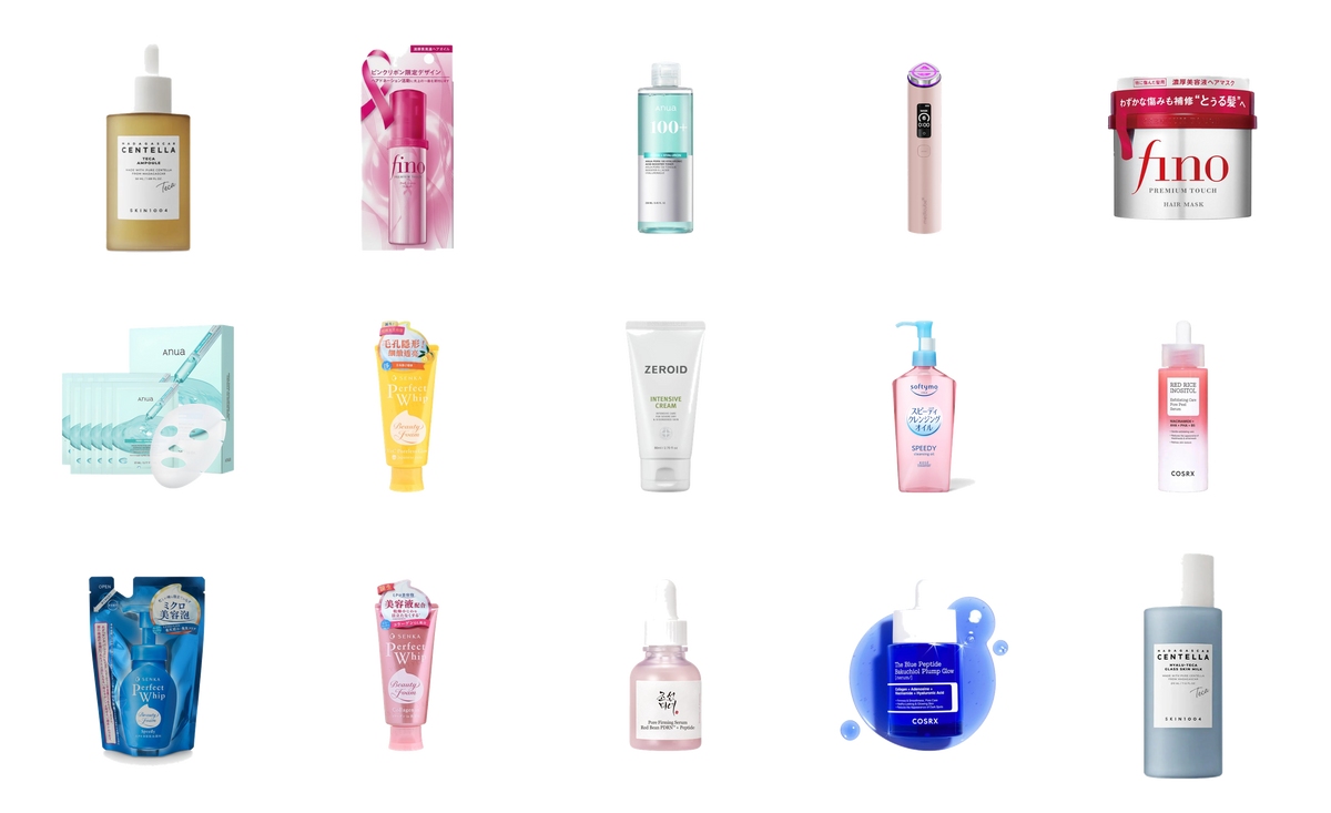 New arrivals — skincare, haircare and beauty products
