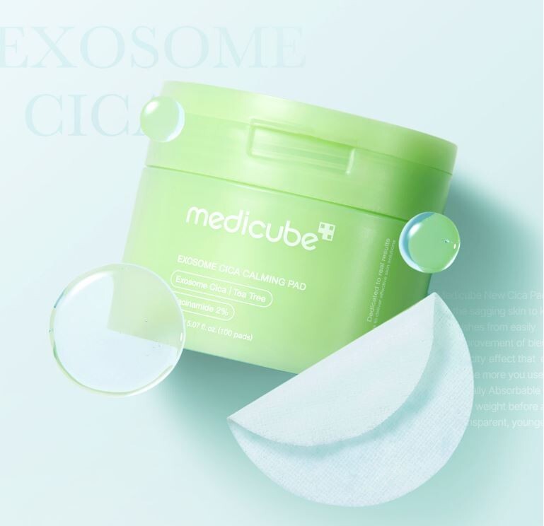 MEDICUBE Exosome Cica Toner Pads – 100 Pads